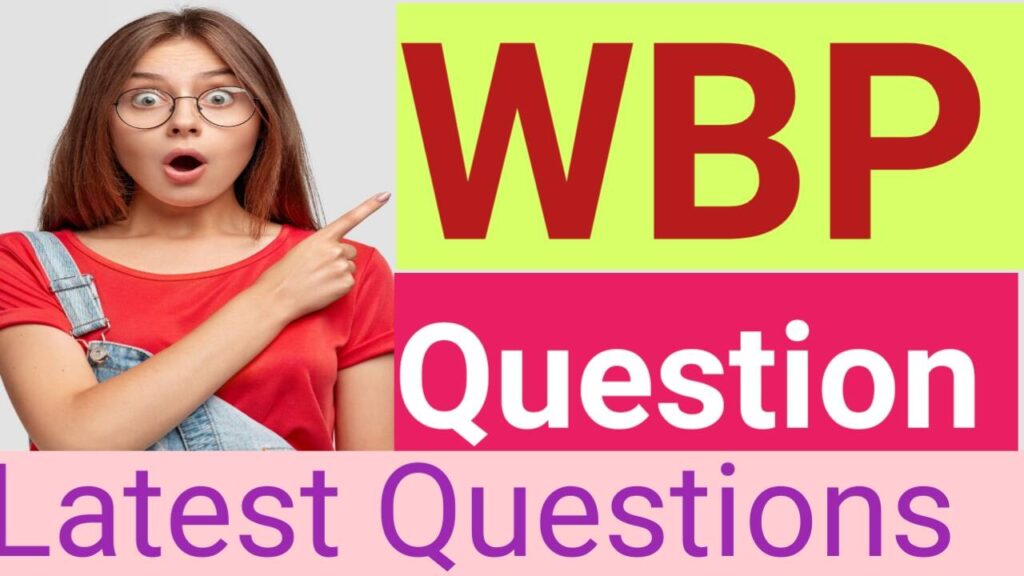 Latest question for kolkata police exam 2025