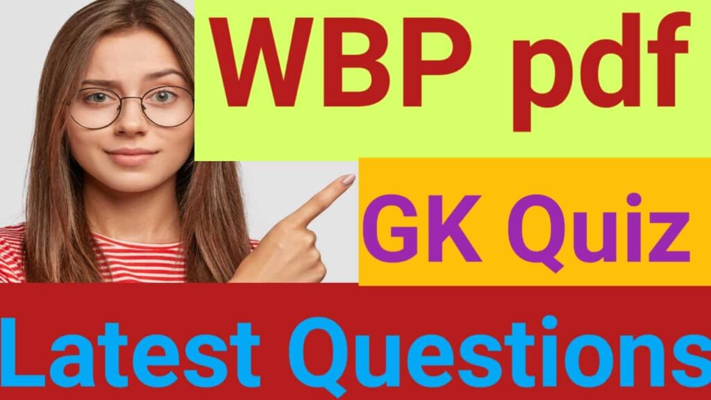 West Bengal Police gk mcq 2025 